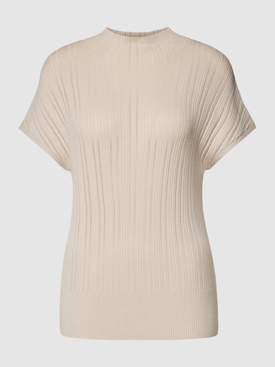 JOOP! Gebreide pullover met broderie anglaise Beige - 2