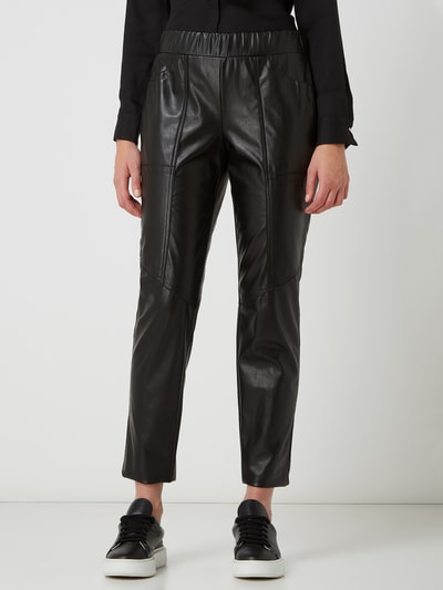 Marc Cain Jogpants in Leder-Optik  Black 4