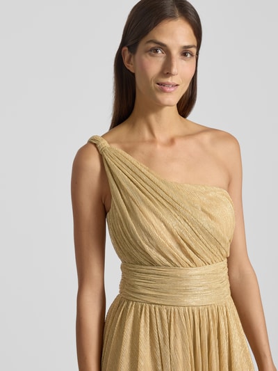 TROYDEN COLLECTION Abendkleid mit One-Shoulder-Träger Gold 3