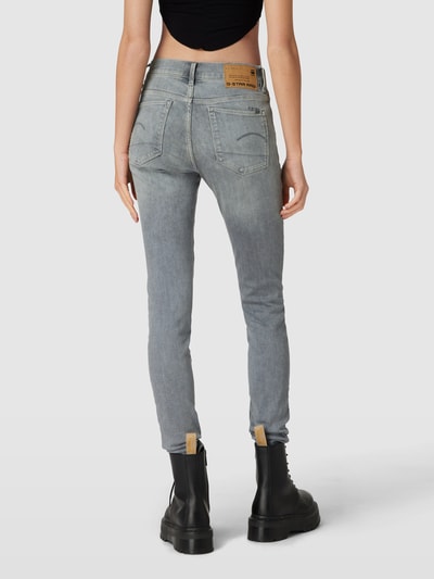 G-Star Raw Jeansy o kroju skinny fit z wpuszczanymi kieszeniami Jasnoszary melanż 5