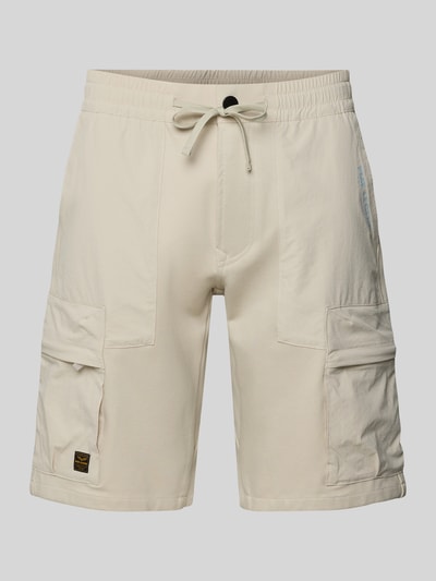 PME Legend Regular Fit Cargoshorts mit elastischem Bund Modell 'AIRYLON' Beige 2
