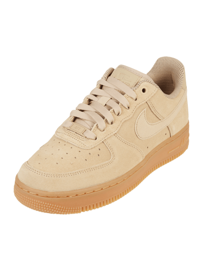 Nike Sneaker 'Air Force 1 '07' aus Veloursleder Beige 1