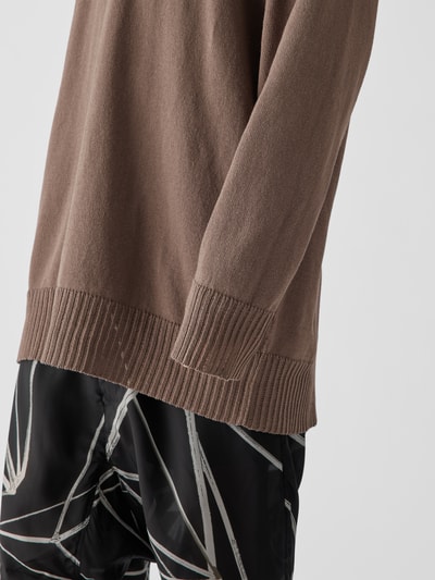 Rick Owens Pullover in Strick-Optik Graphit 3