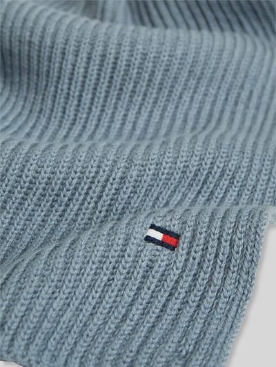 Tommy Hilfiger Schal mit Logo-Detail Rauchblau 2