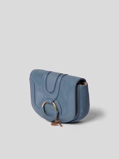 See by Chloé Saddle Bag mit Brand-Detail Rauchblau 2