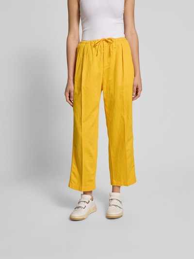 Closed Stoffhose mit Leinen-Anteil DUNKEL GELB 4
