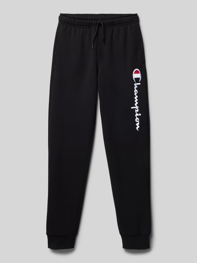 CHAMPION Sweatpants mit Logo-Stitching Black 1