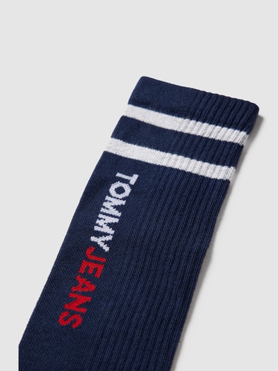 Tommy Jeans Socken mit Kontraststreifen Modell 'KNEEHIGH' Dunkelblau 2