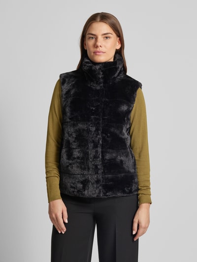 monari Gilet met opstaande kraag Zwart - 4