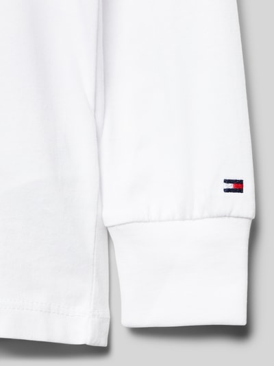 Tommy Hilfiger Kids Bluzka z długim rękawem i nadrukiem z logo Biały 2