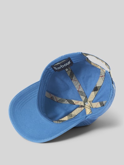 Barbour Basecap aus reiner Baumwolle Modell 'CASCADE' Hellblau 2