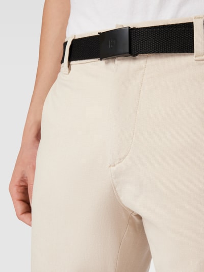 Tom Tailor Denim Slim fit chino met riem Beige - 3