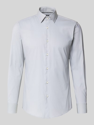 BOSS Slim fit overhemd met enkele knoopsluiting, model 'HANK' Groen - 2