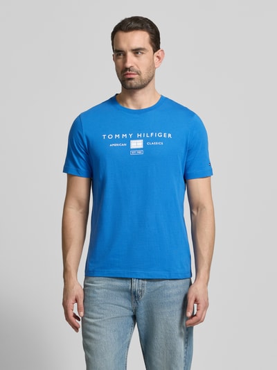 Tommy Hilfiger Regular Fit T-Shirt aus reiner Baumwolle Royal 4