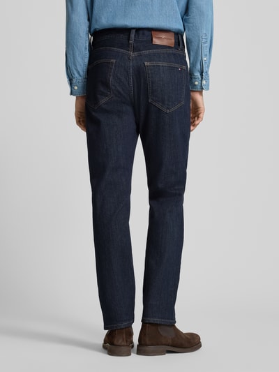 Tommy Hilfiger Regular fit jeans van katoenmix  Donkerblauw - 5