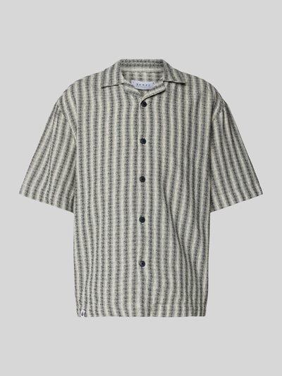 Edwin Regular Fit Freizeithemd mit 1/2-Arm Modell 'SAGA' Black 2