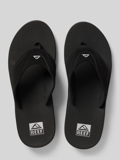 REEF Teenslippers met labeldetails, model 'FANNING' Zwart - 3