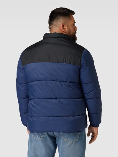 Jack & Jones Plus PLUS SIZE gewatteerd jack in tweekleurig design, model 'TOBY' Donkerblauw - 5