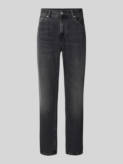 Tommy Hilfiger Tapered Fit Jeans aus reiner Baumwolle Dunkelgrau 2