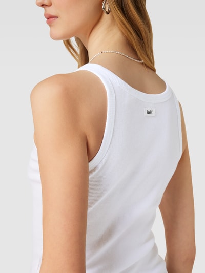 Levi's® Tanktop im unifarbenen Design Weiss 3