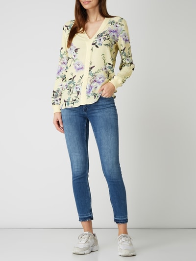 Rich & Royal Blouseshirt met bloemenmotief  Geel - 1