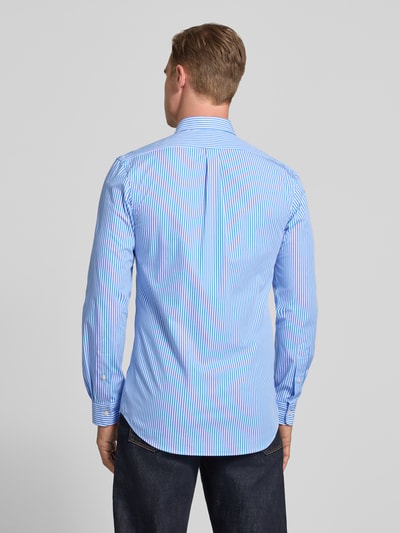 Polo Ralph Lauren Koszula casualowa o kroju slim fit z mieszanki bawełny Jasnoniebieski 5