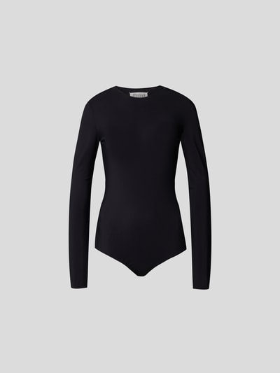 Maison Margiela Body mit Rundhalsausschnitt Schwarz 2