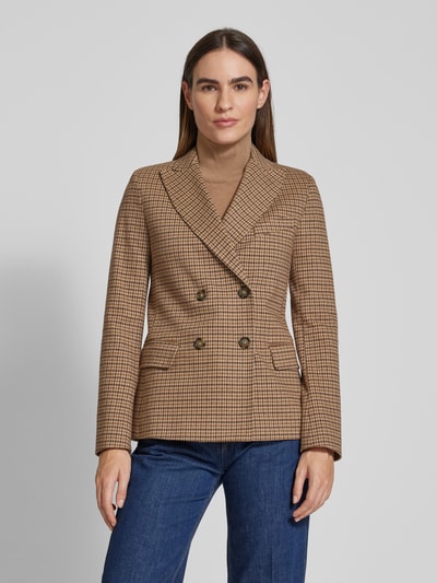 Weekend Max Mara Blazer mit Reverskragen Modell 'FUNGHI' Camel 4