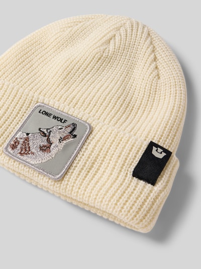 GOORIN BROS. Beanie met motiefpatch, model 'THE LONE BEANIE' Offwhite - 2