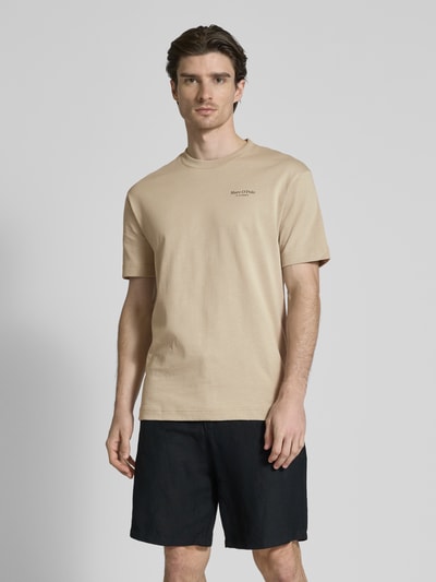 Marc O'Polo Relaxed Fit T-Shirt aus reinevr Baumwolle Sand 4
