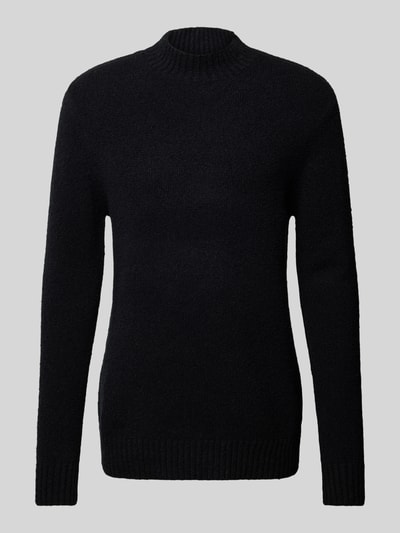 Drykorn Gebreide pullover met opstaande kraag, model 'ZAYYN' Zwart - 2