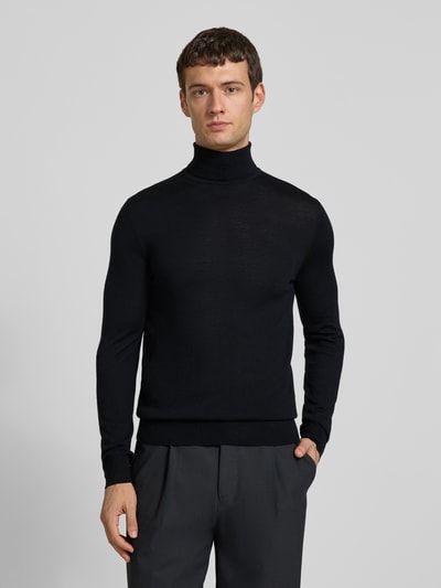 Tiger Of Sweden Strickpullover mit Rollkragen Modell 'Neville' Black 4