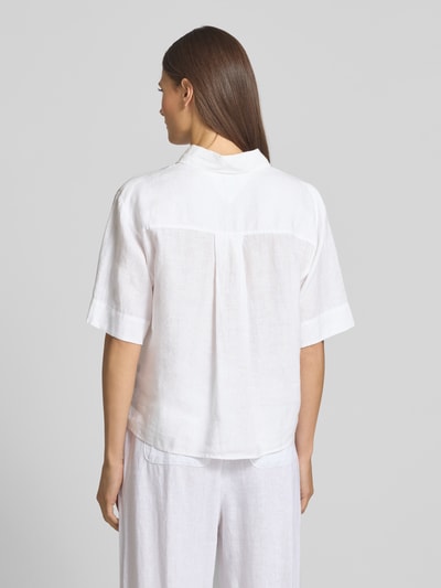 Tommy Hilfiger Relaxed fit overhemdblouse van puur linnen Wit - 5