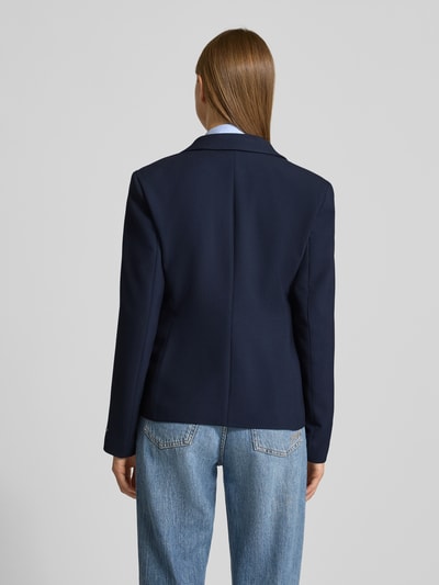 Tommy Hilfiger Żakiet o kroju shaped fit z dodatkiem wiskozy model ‘PUNTO’ Granatowy 5