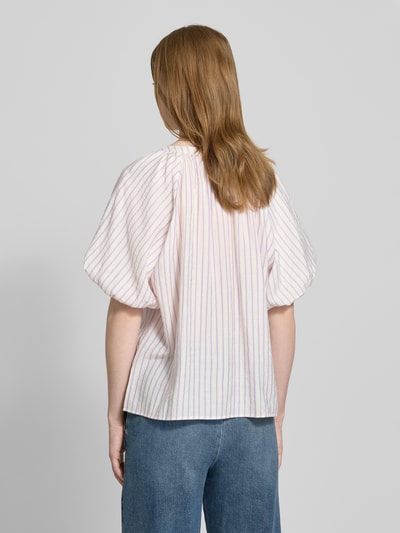 LOLLYS LAUNDRY Blusenshirt mit Schleifen-Detail Modell 'Pine' Flieder 5