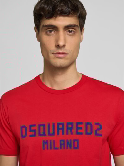 Dsquared2 T-Shirt mit Label-Detail Rot 3