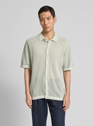 Jack & Jones Premium Freizeithemd mit Knopfleiste Modell 'AARTO' Lind 4