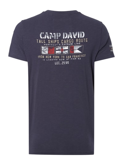 Camp David T-Shirt mit Logo-Details Dunkelblau 3