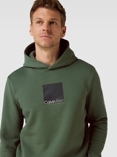 CK Calvin Klein Hoodie mit Logo-Print Oliv 3