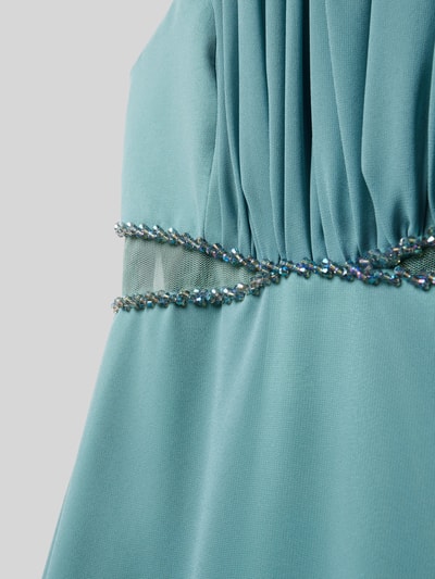 G.O.L. Abendkleid mit Zierperlenbesatz Mint 2