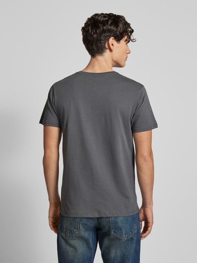 Alpha Industries T-Shirt mit Label-Print Anthrazit 5