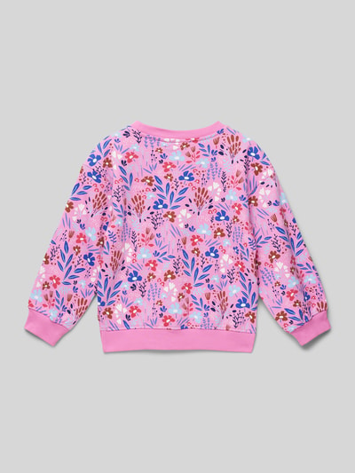 Name It Sweatshirt mit gerippten Abschlüssen Modell 'NIRANA' Fuchsia 3