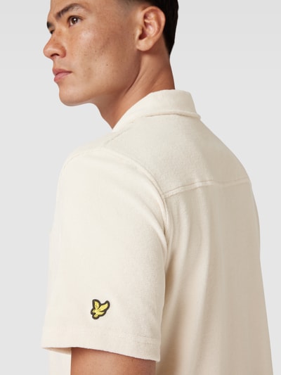 Lyle & Scott Regular fit vrijetijdsoverhemd met borstzak Zand - 3