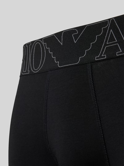 Emporio Armani Trunks mit Label-Bund Black 2