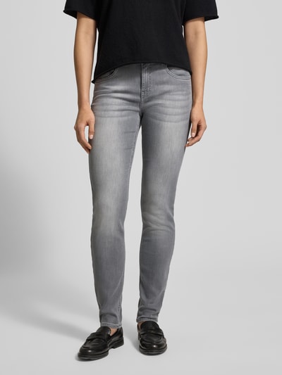 Brax Skinny Fit Jeans mit Eingrifftaschen Modell 'SHAKIRA' Hellgrau 4
