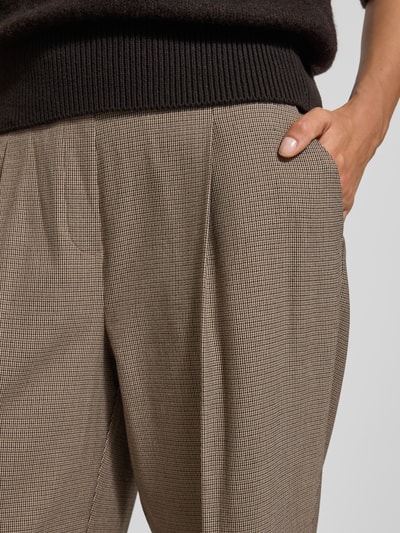 OPUS Broek met elastische band, model 'Marou' Lichtbruin - 3