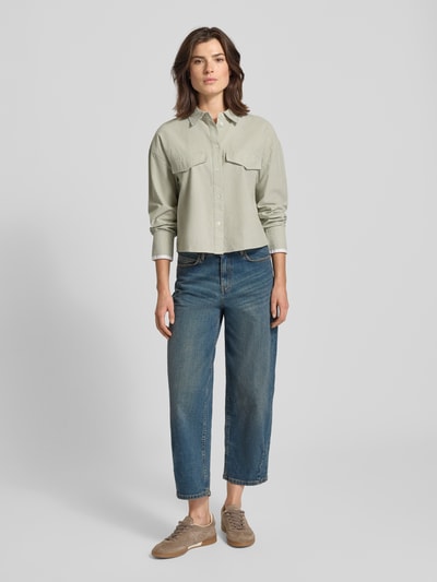 OPUS Hemdbluse mit Knopfleiste Modell 'Finsi' Mint 1