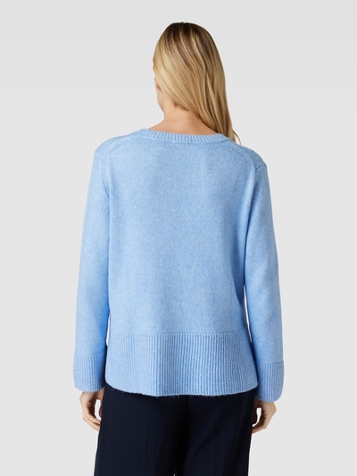 Tom Tailor Strickpullover mit Rundhalsausschnitt Hellblau 5