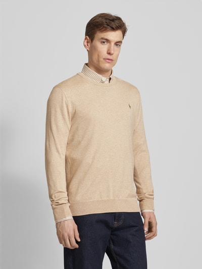 Polo Ralph Lauren Gebreide pullover met ronde hals Camel - 4