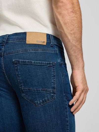 MCNEAL Straight fit jeans in 5-pocketmodel Donkerblauw - 3